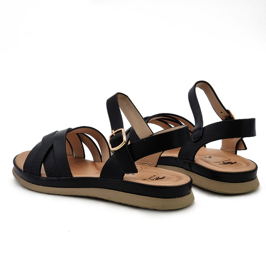 Hook and Loop Flat Sandals