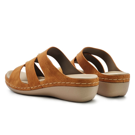 Lightweight Slide Wedge Sandals