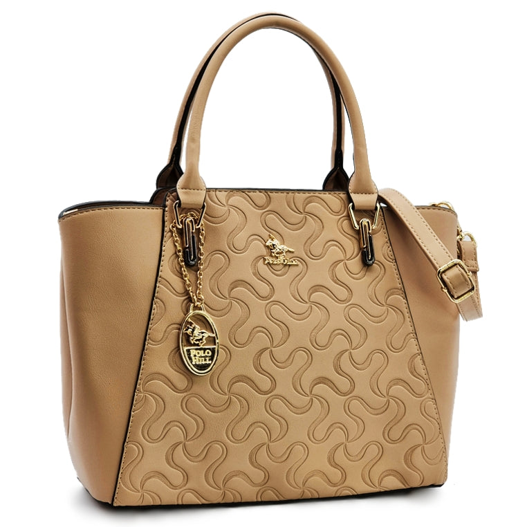 Load image into Gallery viewer, Puzzly Patterned Trapeze Handbag
