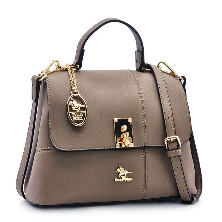 Load image into Gallery viewer, Turn Lock Flap Satchel Crossbody Sling Bag
