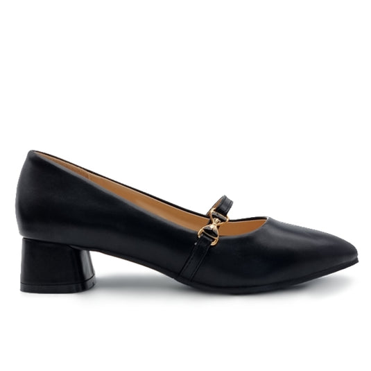 Front Strap Pointed Ballet Pumps