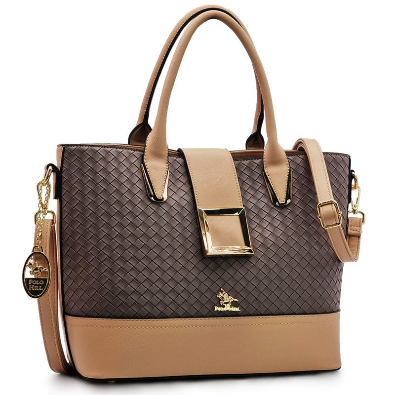 Load image into Gallery viewer, Peona Straw-Like Handbag with Inner Detachable Sling Bag
