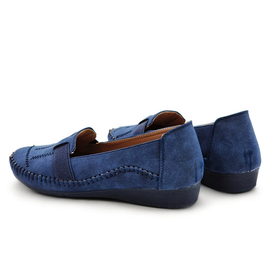 Vamp Belt Slip On Loafers Shoes