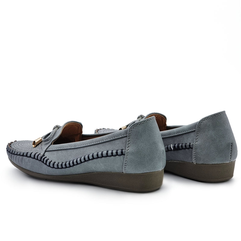 Load image into Gallery viewer, Bow Tie Slip On Loafers Shoes
