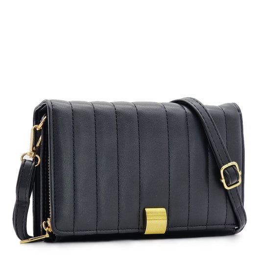 Full Flap Crossbody Sling Purse Bag