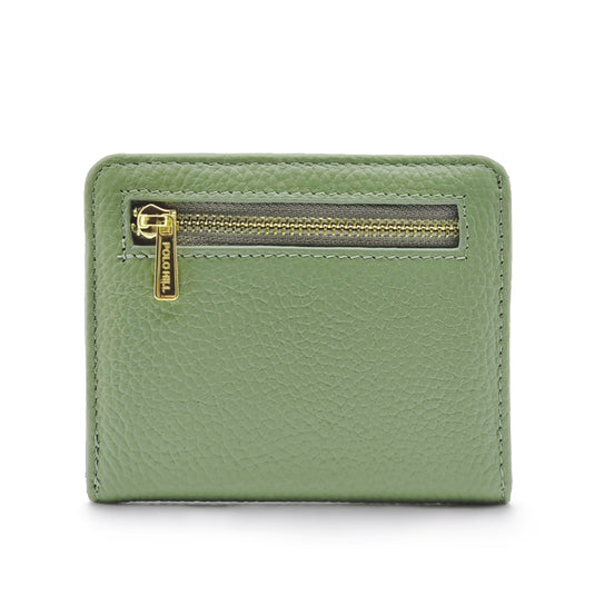 Genuine Leather Slim Short BiFold Card Holder Wallet