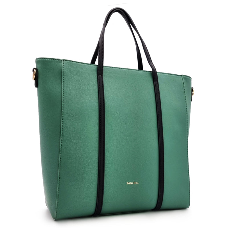Load image into Gallery viewer, Tonal Handle Tote Bag 2-in-1 Bundle Set

