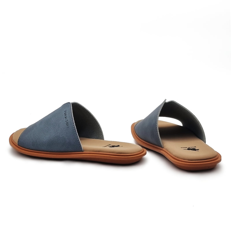 Load image into Gallery viewer, V Cut Band Flat Slide Sandals
