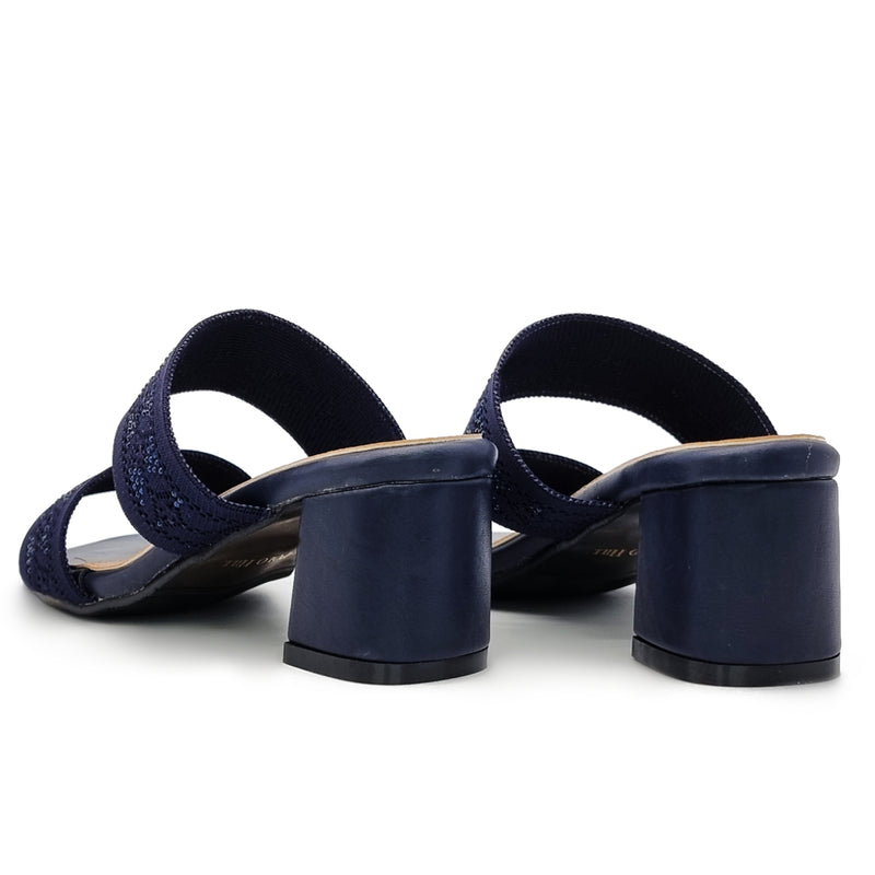 Load image into Gallery viewer, Square Open Toe Double Strap Heeled Sandals
