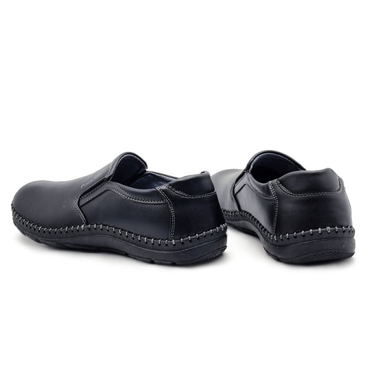 Side Stitch Slip On Shoes