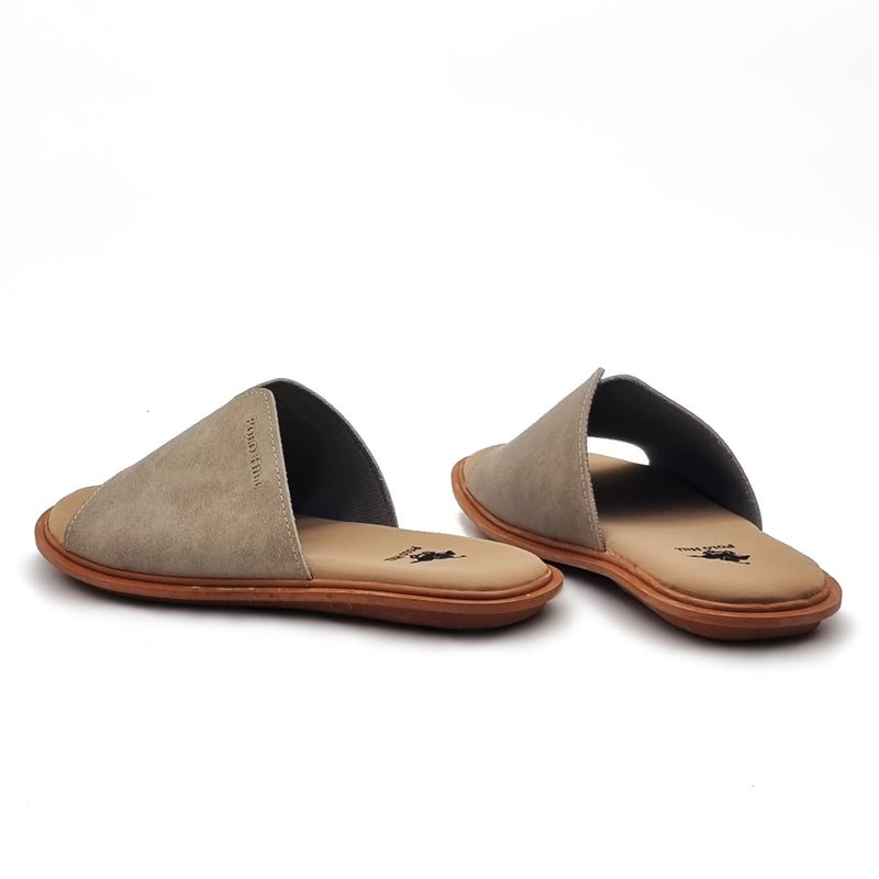 Load image into Gallery viewer, V Cut Band Flat Slide Sandals
