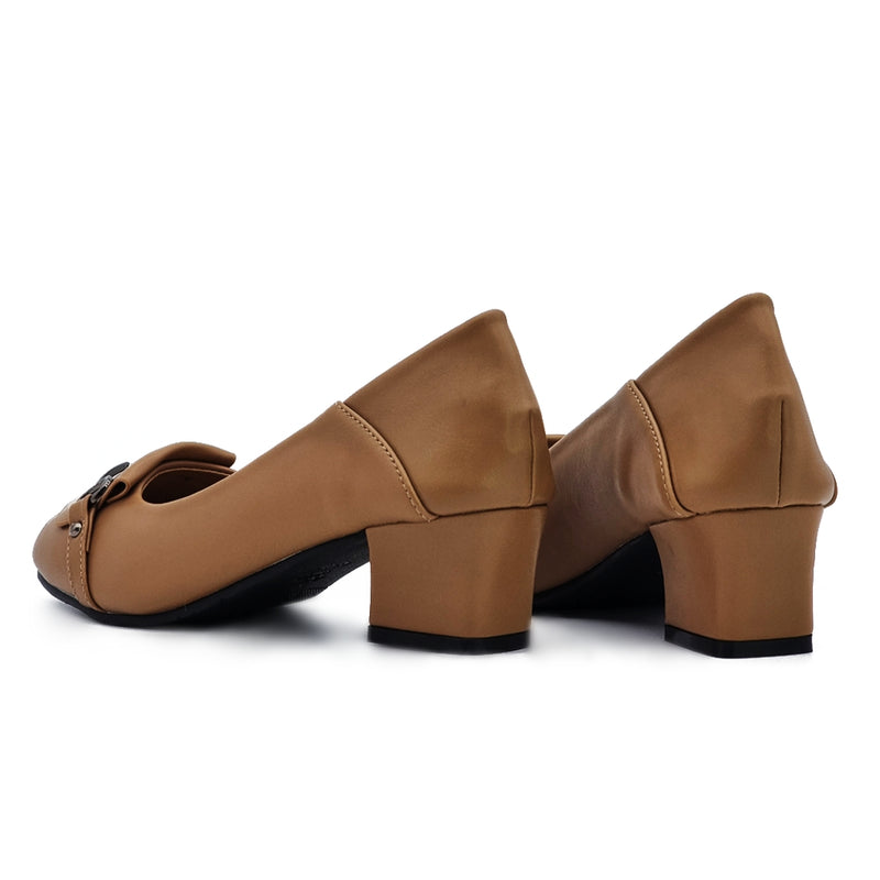 Load image into Gallery viewer, Horsebit Decor Round Toe Heels
