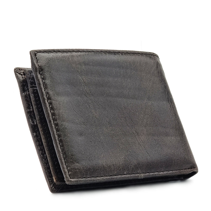 Load image into Gallery viewer, Genuine Leather Short BiFold Wallet - Card Slots
