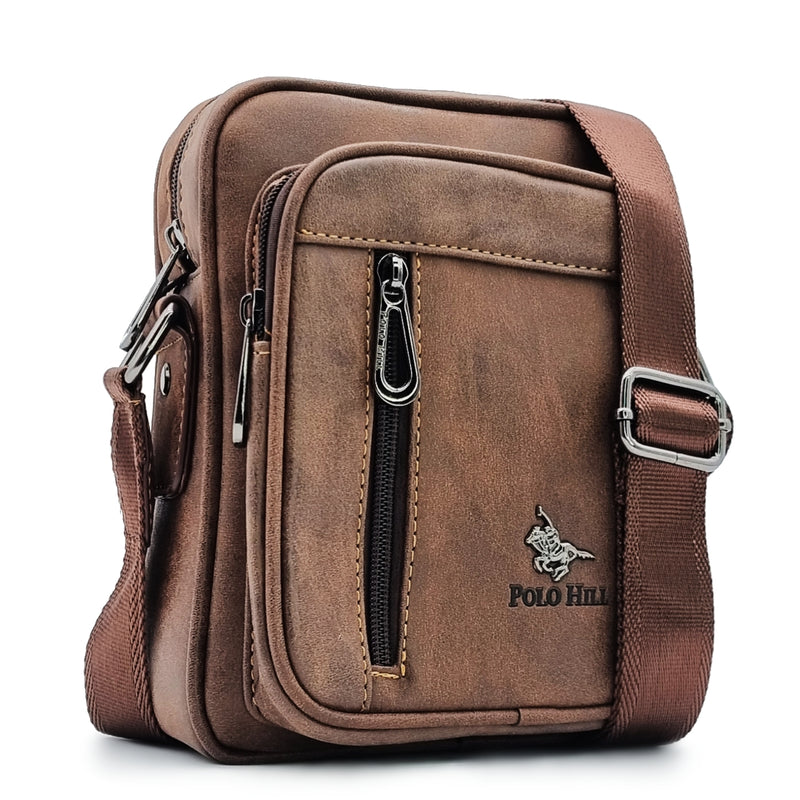 Load image into Gallery viewer, Crossbody Bag with Front Vertical Zip
