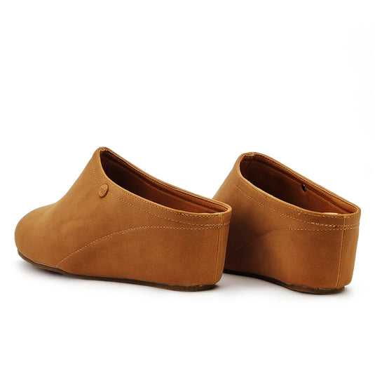 Closed Toe Wedge Mules