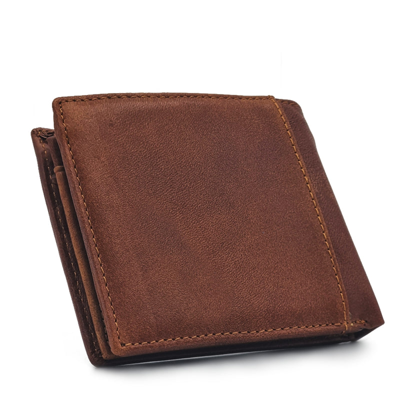 Load image into Gallery viewer, Genuine Leather Short BiFold Wallet - Card Slots
