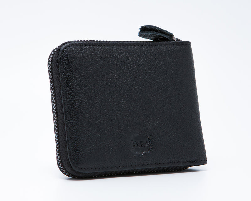Load image into Gallery viewer, Genuine Leather Bi-Fold Ziparound Wallet
