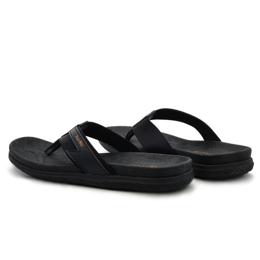 Contrasted V Strap Slide Sandals