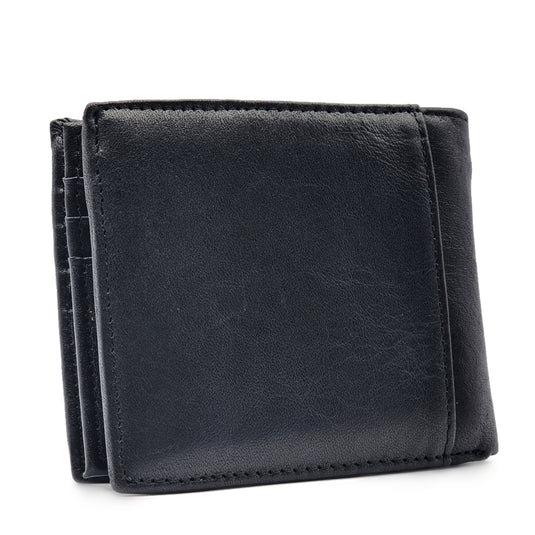 Genuine Leather BiFold Wallet - Coin Pouch