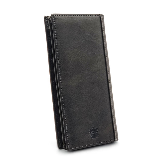 Genuine Leather Long BiFold Wallet