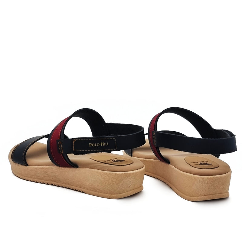 Load image into Gallery viewer, Velcro Slingback Double Strap Sandals
