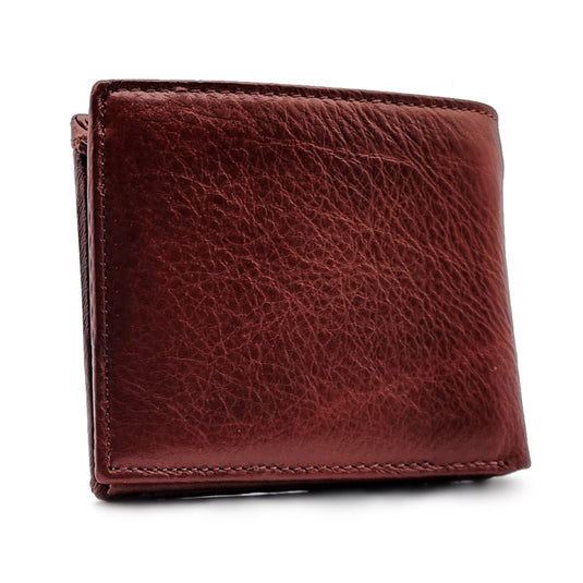 Genuine Leather BiFold Wallet with Front Pocket