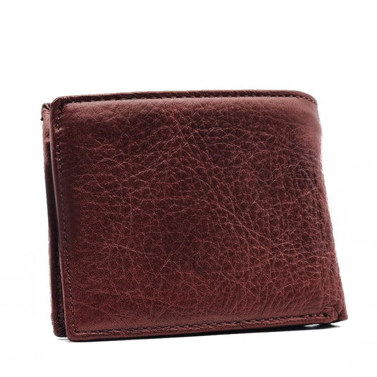 Genuine Leather BiFold Wallet with Front Pocket