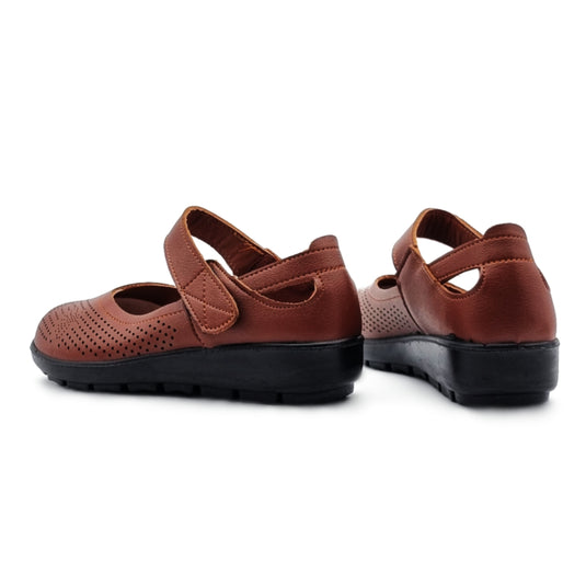 Velcro Ankle Strap Slip On Shoes