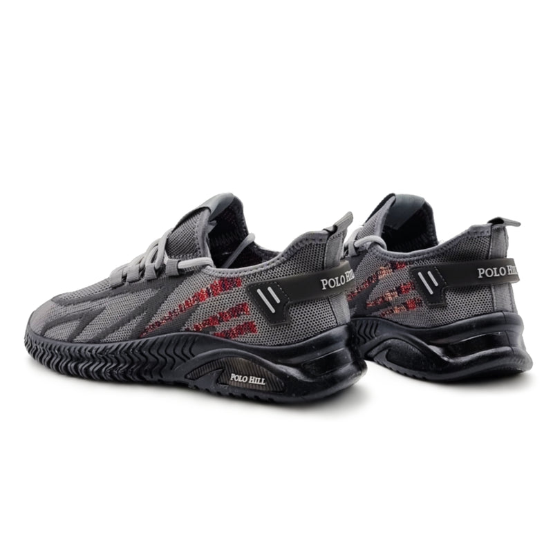 Load image into Gallery viewer, Lace Up Athleisure Knit Sneakers
