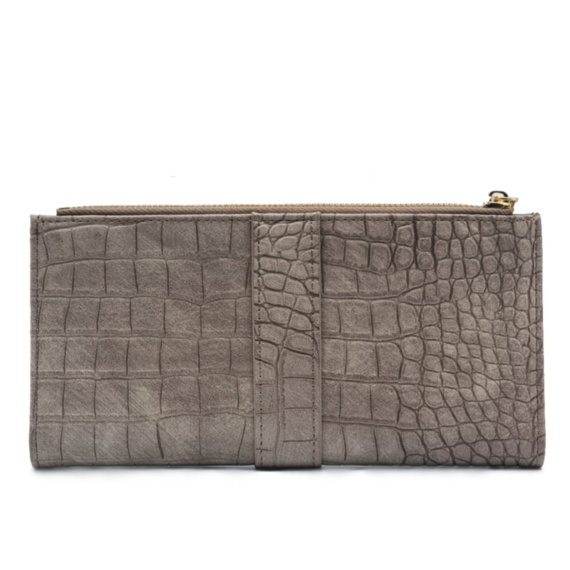 Load image into Gallery viewer, Scale Pattern Long BiFold Purse

