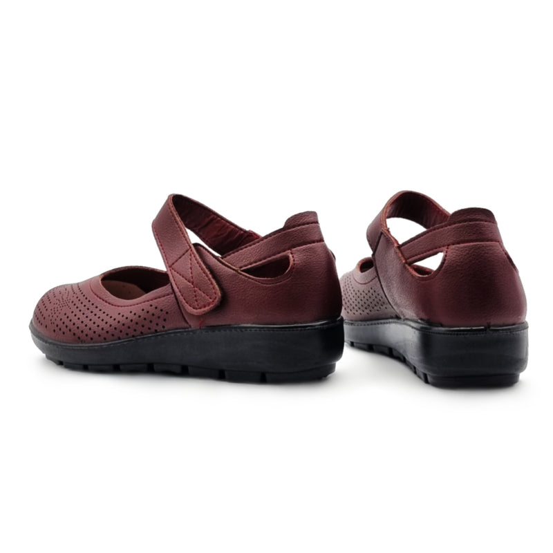 Load image into Gallery viewer, Velcro Ankle Strap Slip On Shoes

