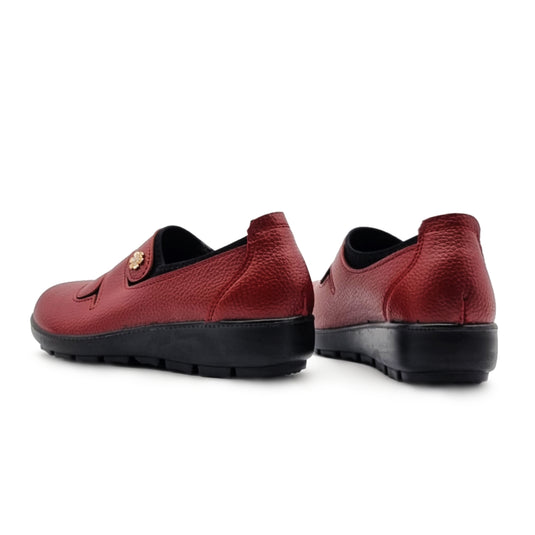 Flower Decor Slip On Shoes