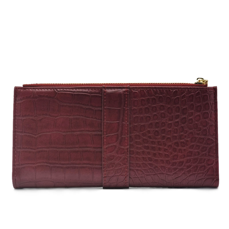 Load image into Gallery viewer, Scale Pattern Long BiFold Purse
