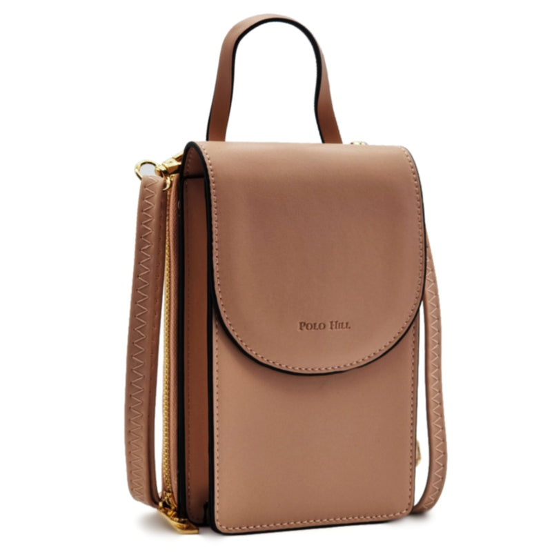 Load image into Gallery viewer, Crossbody Sling Bag with Transparent Touch Screen for Smartphone
