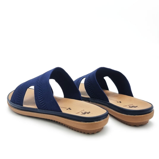 Textile H-Band Slide Sandals