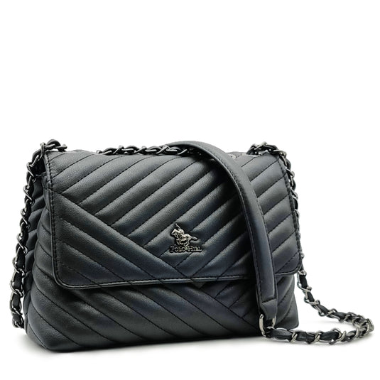 Lexi Quilted Chain Sling Bag