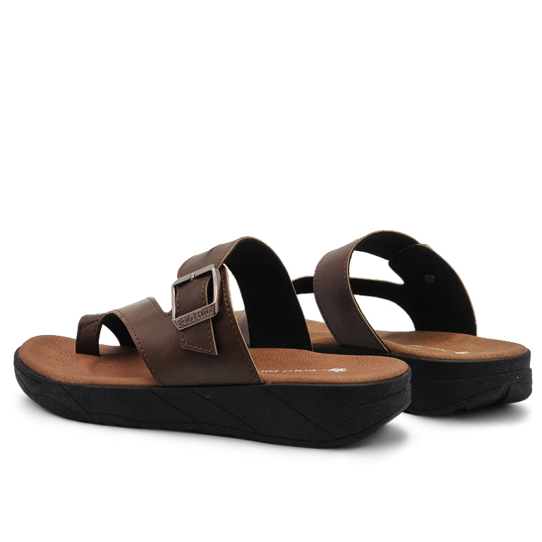 Load image into Gallery viewer, Single Buckle Toe Loop Thick Sole Sandals
