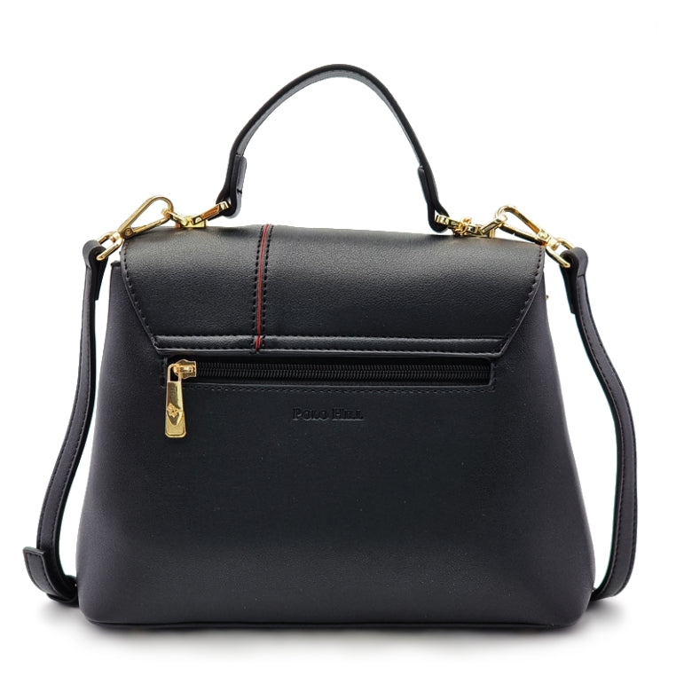 Load image into Gallery viewer, Turn Lock Flap Satchel Crossbody Sling Bag
