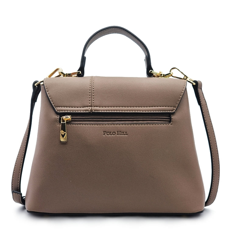 Load image into Gallery viewer, Turn Lock Flap Satchel Crossbody Sling Bag
