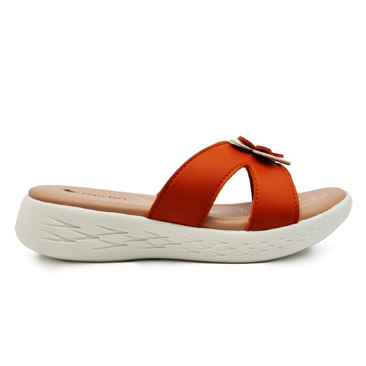 Kid Girl Flower Decor Slide Sandals