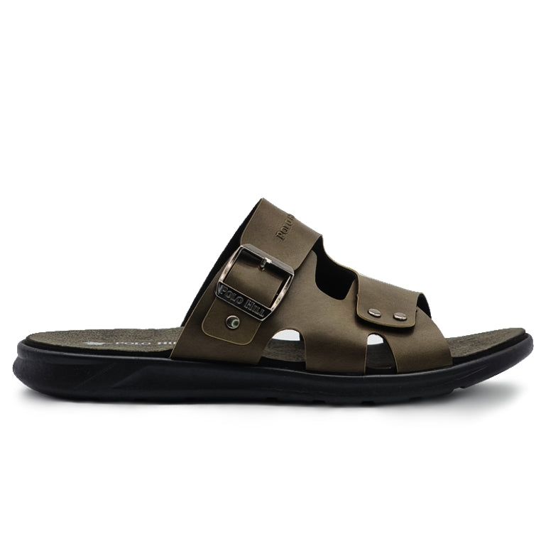 Load image into Gallery viewer, Single Buckle Cut Out Slide Sandals
