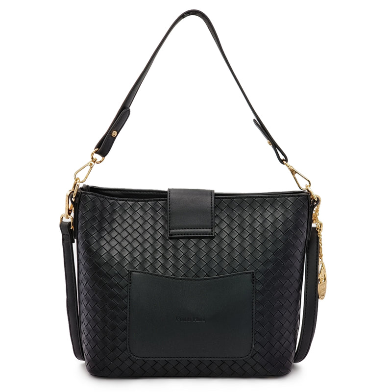 Load image into Gallery viewer, Peony Straw-Like Shoulder Crossbody Bag
