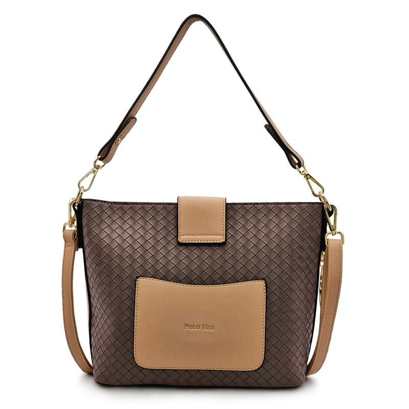 Load image into Gallery viewer, Peony Straw-Like Shoulder Crossbody Bag

