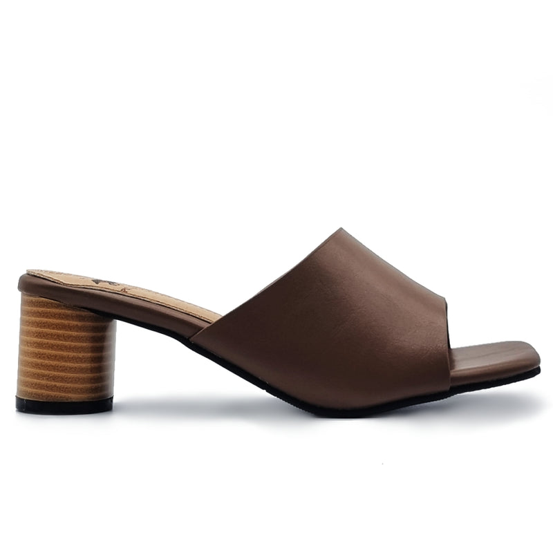 Load image into Gallery viewer, Square Open Toe Slide Heels
