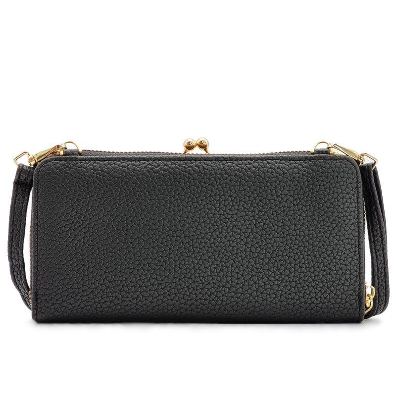 Load image into Gallery viewer, Crossbody Sling Purse with Kiss Lock
