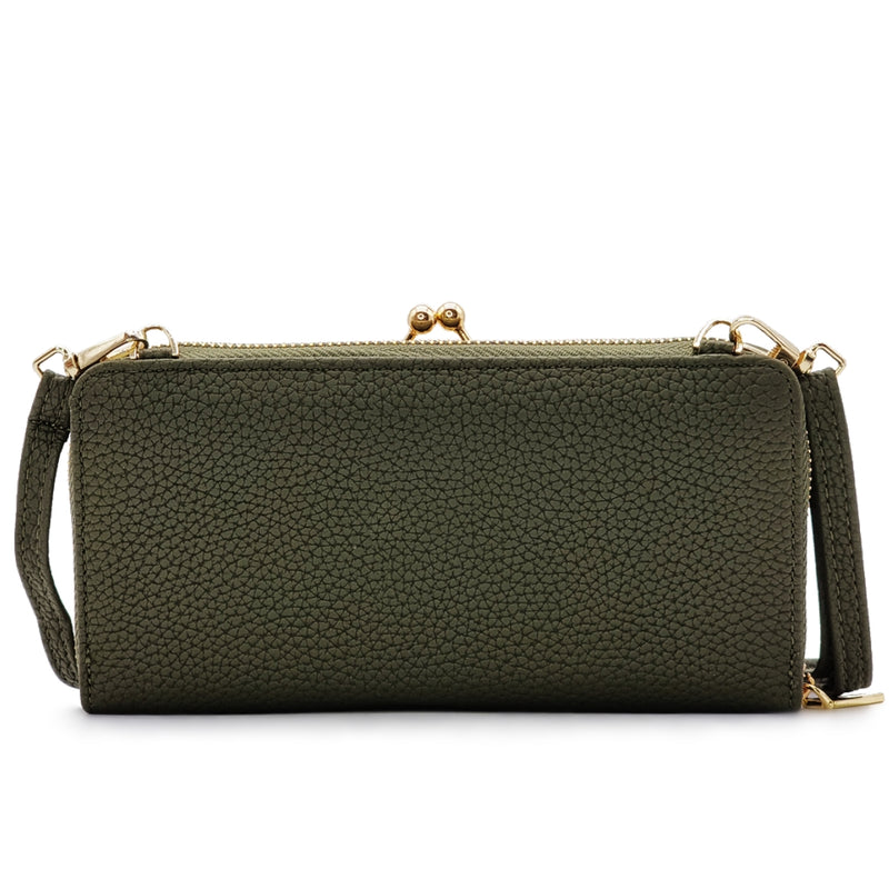 Load image into Gallery viewer, Crossbody Sling Purse with Kiss Lock
