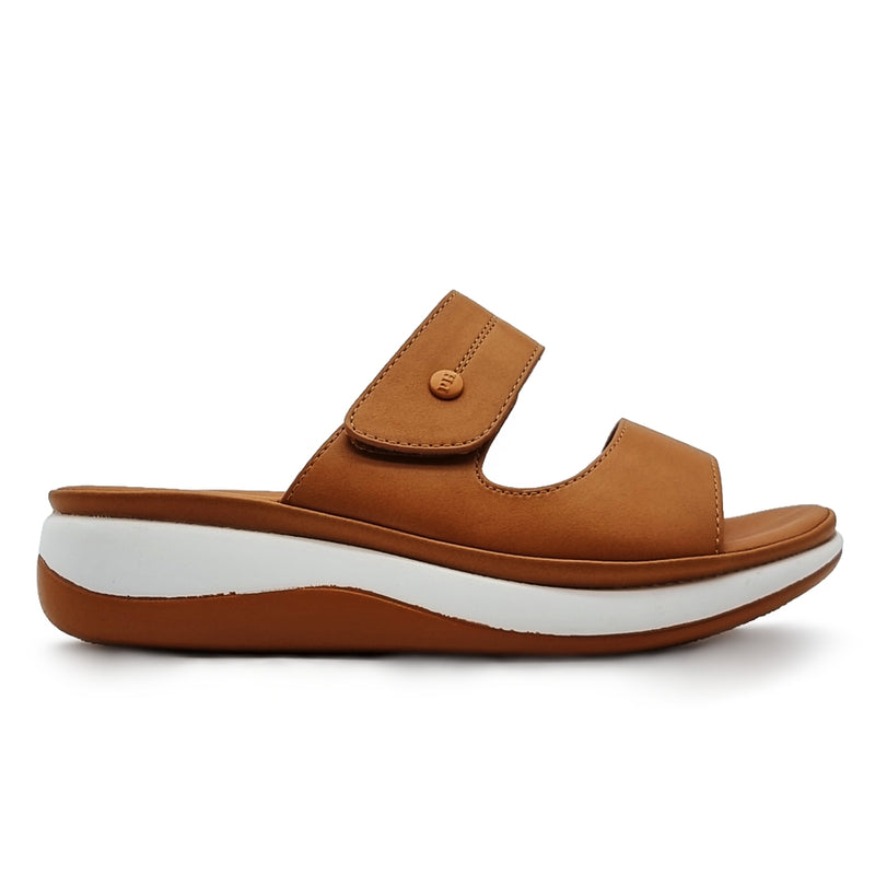 Load image into Gallery viewer, Two-Tone MidSole Sliders with Velcro Fastening
