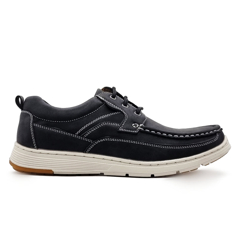 Load image into Gallery viewer, White Sole Contrast Stitch Lace Up Shoes
