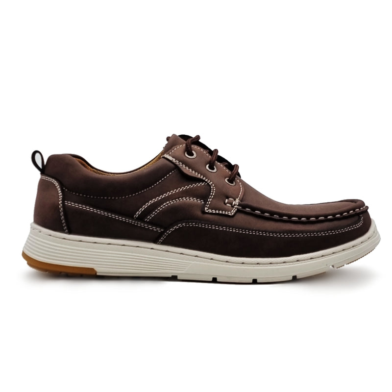 Load image into Gallery viewer, White Sole Contrast Stitch Lace Up Shoes
