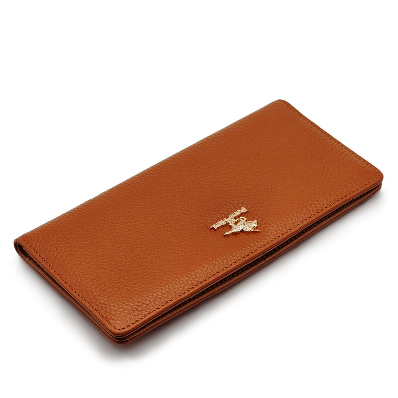 Load image into Gallery viewer, Genuine Leather Slim Long BiFold Wallet
